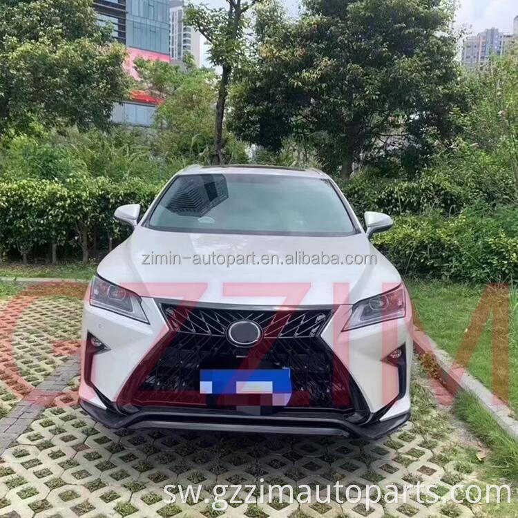 2016-2018 LX RX Upgrade To F-sport Front Spoiler & Grille Set